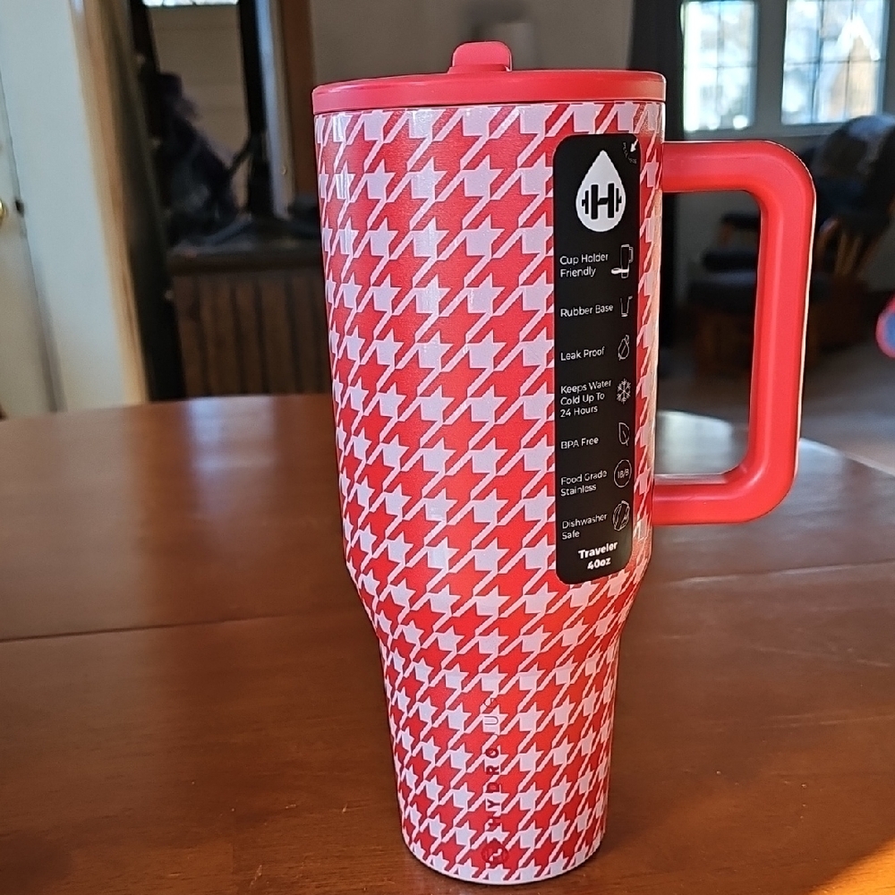 HydroJug/Acta Hallee Houndstooth 40 oz Traveler